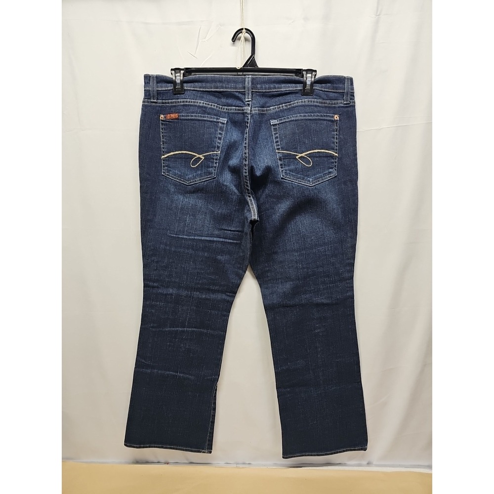 Jordache Women's Blue Vintage Classic Bootcut Denim Jeans Size 18s‎ 40X30.5 - Picture 7 of 14